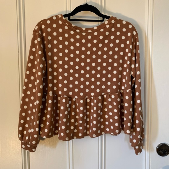 Joe Fresh x Jillian Harris peplum polka dot - Picture 2 of 6